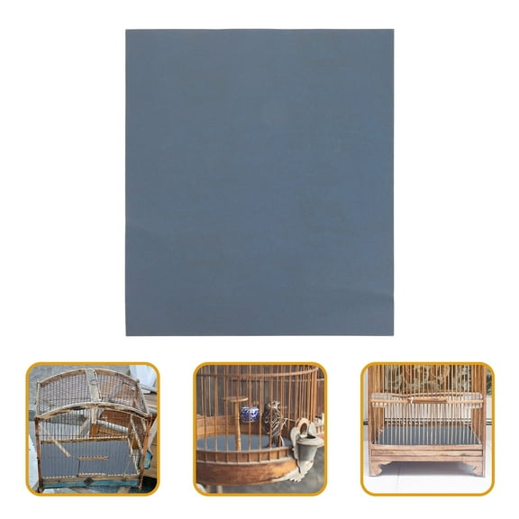 10 Sheets Bird Cage Liner Bird Gravel Paper Parrot Cages Pads Abrasive Paper