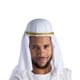 thumbnail image 1 of Tocado árabe Dress Up America Keffiyeh, tela blanca, 1 of 1