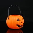 thumbnail image 3 of Linternas de calabaza portátiles de Halloween Barril de Halloween Tarro de caramelo Linterna LED Accesorios de luz Suministros de fiesta para niños, 3 of 5