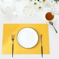thumbnail image 3 of CSChome Set de Table en Faux Cuir Résistant à la Chaleur Antidérapant Réutilisable Design Rectangulaire pour Cuisine Maison, 3 of 6