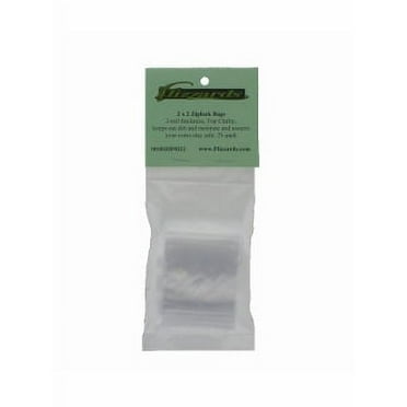 Ziploc Reclosable Poly Bags, 2x2", Clear, 25 Pack