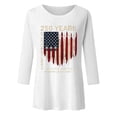 thumbnail image 4 of ibiyuan America 250 Shirt Womens T Shirts Cotton Crew 250th Anniversary Usa Holiday Short Sleeve Independence Day Womens Shirts Womens Long Sleeve Tops, 4 of 4