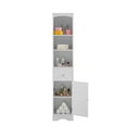 thumbnail image 6 of AENKYO Bathroom Cabinet with Adjustable Shelves, High Storage Cabinet with Open Spaces and Drawer, WHite, 6 of 8
