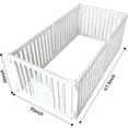 Plastic Dog Playpen, 6 Panels Pet Fence with Doors for Small Cats and