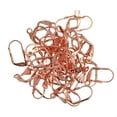 thumbnail image 1 of Abbracc 50 Pieces French Leverback Earring Earwire Hook Open Loop Findings Rose Gold, 1 of 6