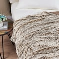 thumbnail image 2 of Home Soft Things Woolly Mammoth Throw - Tannin - 50" x 60", 2 of 7