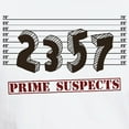 thumbnail image 3 of CafePress - The Prime Number Suspects T Shirt - Men's White Classic Cotton T-Shirts, 3 of 4