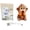 Brown, variant on KUAZOU Small Fan for Cooling Food,Portable 3 Speeds USB Rechargeable Cute Animal - Food Cooling Mini Clip-On Fan | for Soup Stew Coffee Tea Baked Goods Kitchen Office Dorm Room(Monkey)