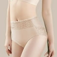thumbnail image 2 of Women's Lace Trim Briefs Soft Comfortable Underwear Plus Size Full Coverage Panties for Everyday Wear, 2 of 4