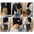 thumbnail image 2 of RUISINERY Fashion Nylon Shoulder Bag Bucket Styles Crossbody Bags Satchel Purse For Daily Commute And Travel With Adjustable Strap, 2 of 8