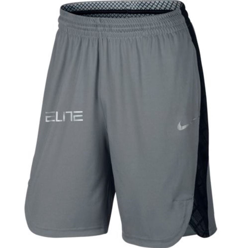 Nike - Nike Dri Fit Elite Men's Basketball Shorts Cool Grey Black ...