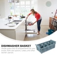 thumbnail image 4 of BEADCEST Silverware Basket Universal Easy Carrying Kitchen 1Set, 4 of 5