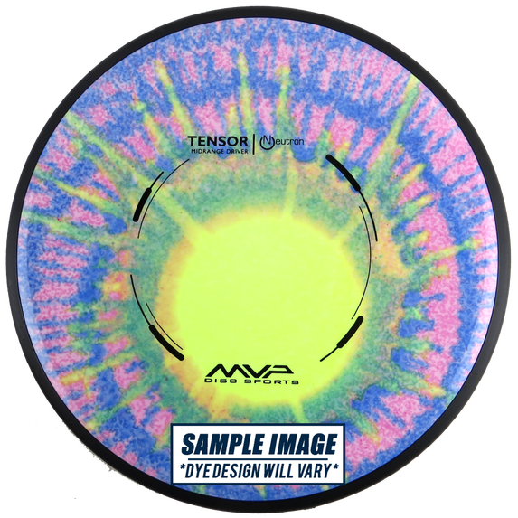 MVP Tie-Dye Neutron Tensor Midrange Golf Disc