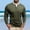 Green, variant on Layered Collar Long Sleeve Thermal Undershirt for Everyday Casual Wear Unisex Basic Top with Stretch Fit and Comfortable Layered Design
