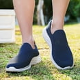 thumbnail image 2 of eileial Men's Slip on Shoes Casual Shoes Lightweight Breathable Anti-Slip,Dark Blue 10, 2 of 6