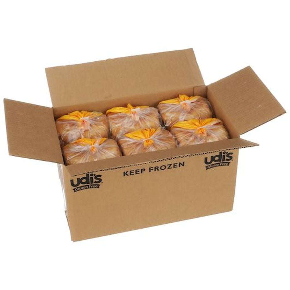 Udis Delicious White Bread, 24 Ounce -- 6 per case