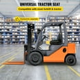 thumbnail image 2 of Asiento de montacargas ajustable universal VEVOR con cinturón de seguridad, reemplazo de asiento de suspensión completa para asiento mecánico pesado, 2 of 9