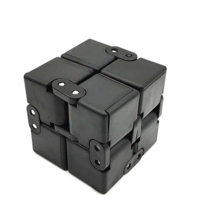 Metal EDC Infinity Cube For Stress Relief Fidget Anti Anxiety Mini ABS Plastic 