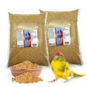 Morning Bird Golden German Millet 18 lbs (2-Pack, 9 lbs Each) – Bird Seed & Parakeet Food with Protein & Vitamin B – Easy-to-Digest Millet Seed, Natural Food & Daily Nutrition for All Type of Bird