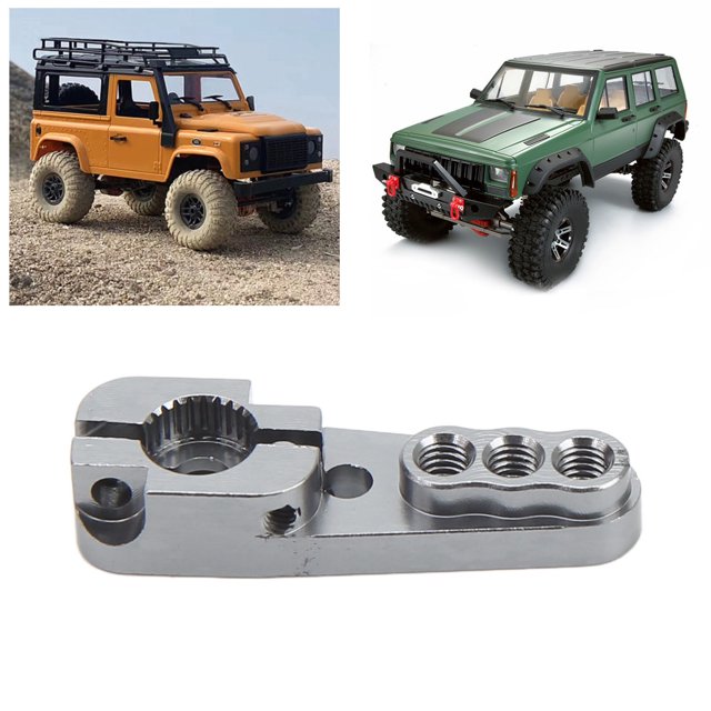Servo Bocinas de aleación de Aluminio de 25T Brazo de Dirección Ajustable 3 Agujeros Bocinas de Servo para Piezas de Mejora de Coche de Control Remoto 1/10 ANGGREK Otros