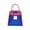 Blue, variant on Cadancy Mesh Tote Bag Quick Dry Shower Caddy Portable Beach Pool Gym Travel Organizer Breathable Storage Pouch with Handles Sandproof Water Resistant Bath Toiletries Accessories Carrier