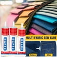 thumbnail image 5 of Sltwyw Permanent Fabric Glue 50ml - Clear Washable Clothing Adhesive for Patches Denim Leather Polyester Flannel Repair, 5 of 8