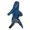 Blue yellow, variant on LAIQIEN Winter Pet Coat Windproof Cat Jackets with Reflective Stripe for Daily Walking