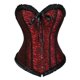 thumbnail image 1 of Top moldeador de cuerpo con estampado retro, top de tubo que moldea la cintura abdominal, corsé Palace Corset Europa y América, 1 of 5