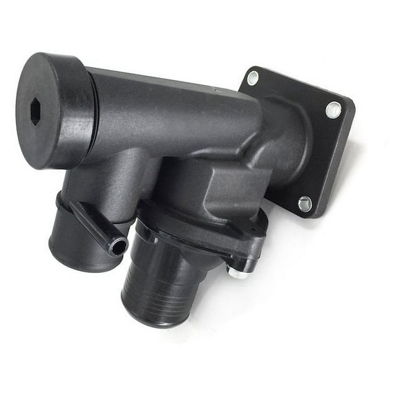 Engine Coolant Thermostat Housing Assembly - Compatible with 2000 - 2002 Lincoln LS 3.9L V8 2001