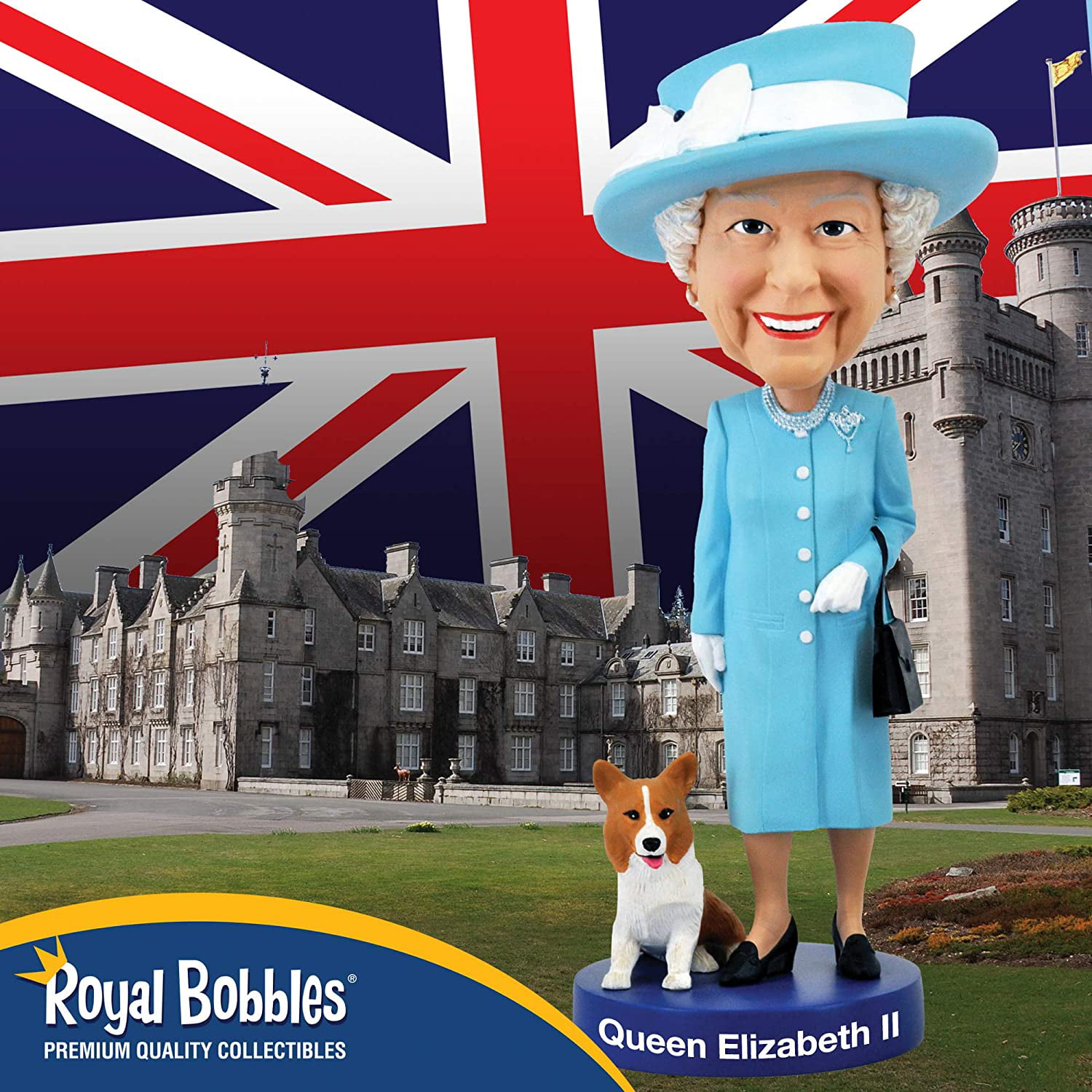 Royal Bobbles Queen Elizabeth II Bobblehead