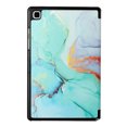 thumbnail image 3 of Case for Samsung Galaxy Tab A7 10.4 Inch Tablet 2020 Model SM-T500/T505/T507 - Slim Lightweight Smart Shell Folding Stand Leather Cover with Auto Wake/Sleep, Green Marble, 3 of 7