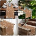 thumbnail image 5 of Vintage Terracotta Starfish Table Runner 120 Inches Long,Summer Coastal Beach Marine Life Cotton Linen Table Runners Dresser Scarves,Fabric Tabletop Scarf Furniture Cover for Dinner Party 13"x120", 5 of 9