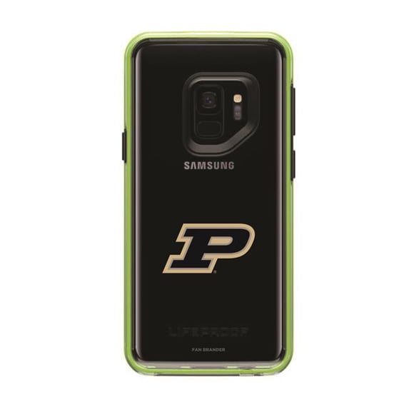 Lifeproof GAL-S9-NF-SLA-PUR-D101 Night Flash SLAM Case with Purdue Boilermakers Primary Mark Design for Galaxy S9