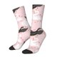 thumbnail image 1 of Balery Swan And Flowers2 Calcetas Largas con Estampado para Hombre y Mujer – Suaves y Transpirables, Talla Única (US 5-11), 1 of 6