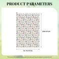 thumbnail image 4 of Lsque Summer Floral Premium Golf Towel - Ultra Absorbent and Quick Drying Microfiber Towel with Carabiner - Gift for Men -24" X 16", 4 of 8