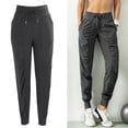 thumbnail image 3 of Casual Joggers, Breathable Tightness Adjustable Polyester Gray Sweatpants  For Outdoor activities For Women M, 3 of 8
