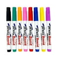 thumbnail image 2 of 8-Pack Erasable Water-Based Whiteboard Markers - Red, Green & Blue Floating Ink for Educational & Office Use, 2 of 9