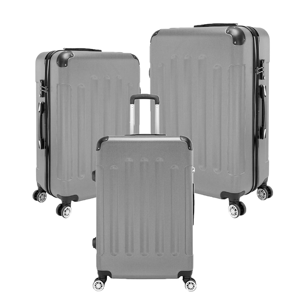 20" 24" 28" 3 Piece Luggage Sets, Hardside Expandable Luggage Set with