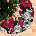 thumbnail image 5 of FMSHPON Halloween Xmas Christmas Tree Skirt Stand Mat for Holiday Party Decoration Indoor Outdoor 48 inches, 5 of 6
