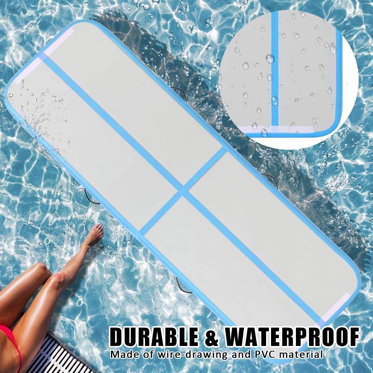 Inflatable Air Gymnastics Mat Training mat 4/8 inches Thick tumbling