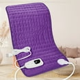 thumbnail image 2 of Extra Large Heating Pad, Electric Heating Pad, Portable, 24 "x12", 6 Heating Levels, Quickly Heats Up To 140 ° F Automatically Shuts Off In 2 Hours Leg Shoulder, Knee, Neck Heating - Machine Washable, 2 of 25