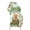 Green Orange, variant on Cute Zebra Forest Arch Backdrop Cover 4FT, Green Trees Cone Leaves Mushroom Spandex Fitted Stretchy Arch Stand Covers, Round Top Chiara Backdrop Cover for Wedding Party Birthday Baby Shower