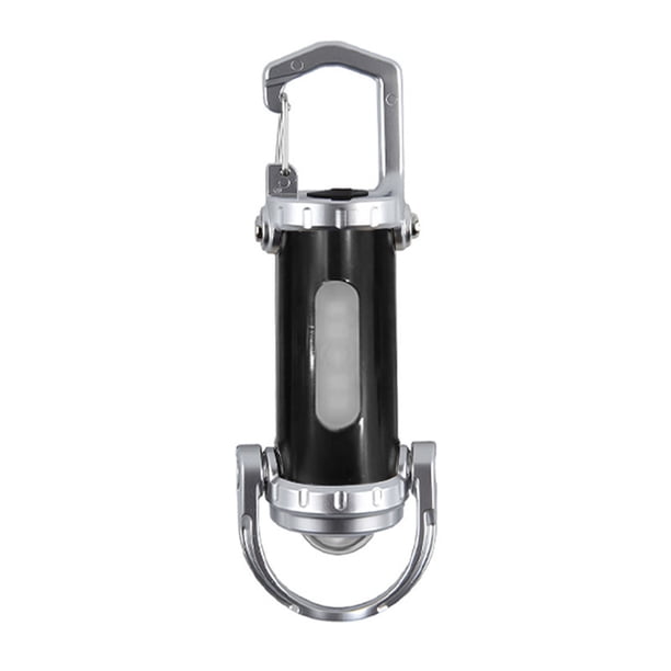 Linterna multiusos de llavero con 1200 lúmenes, impermeable, linterna LED portátil con brillo ajustable y capacidad de carga.