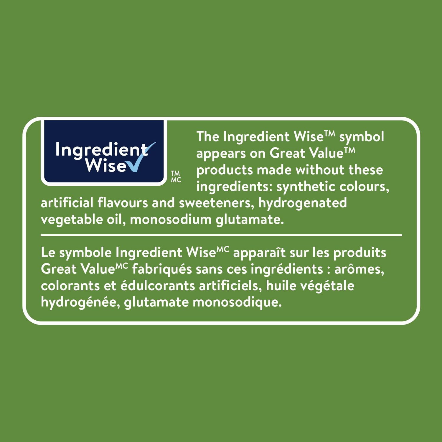 Enduit à cuisson huile d’olive extra vierge Great Value 400g