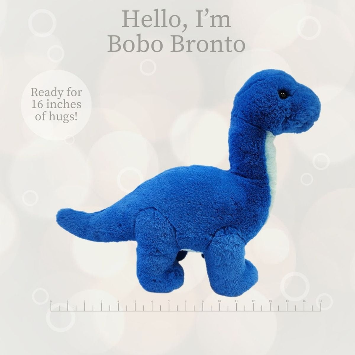 World's Softest Plush Bobo Brontosaurus Plush