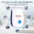 thumbnail image 2 of Cadorabo 2024 Upgraded Ultrasonic Pest Repeller 12-Pack: Indoor Electronic Plug-in Pest Control for Mosquitoes, Bugs, Roaches, Rodents, Mice, and Spiders - Ideal for House, Warehouse, and Garage Use, 2 of 8