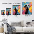 thumbnail image 3 of Great Dane Dog Lover Gift Pet Portrait Pastel Colour Blue Orange Purple Artwork Painting Extra Large XL Wall Art Poster Print, 3 of 5