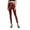 Wine, variant on Women's Latex Coated Mirror High Elastic Leggings High Waisted Latex Bright Leather Pants M