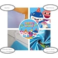 thumbnail image 2 of Suministros y decoraciones para fiestas de cumpleaños de tiburón, telón de fondo para fotos de 5 x 3 pies para niño y niña, fiesta de bienvenida al bebé, decoración de pared del dormitorio para niños Zhivalor OTTO-ZYS-0046, 2 of 5