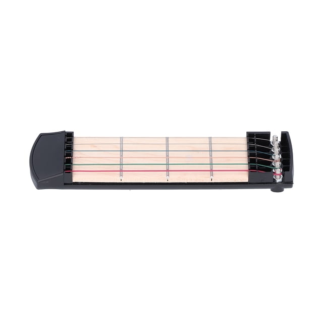 Guitar Practice Tool, Fingerboard Pocket Guitar 6 String Convenient Portable Small Sound For Guitar Lover 4 Fret